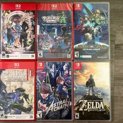 Nintendo Switch 1 And 2 Games For Sale
