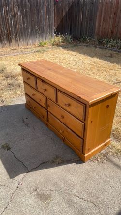 Wood dresser