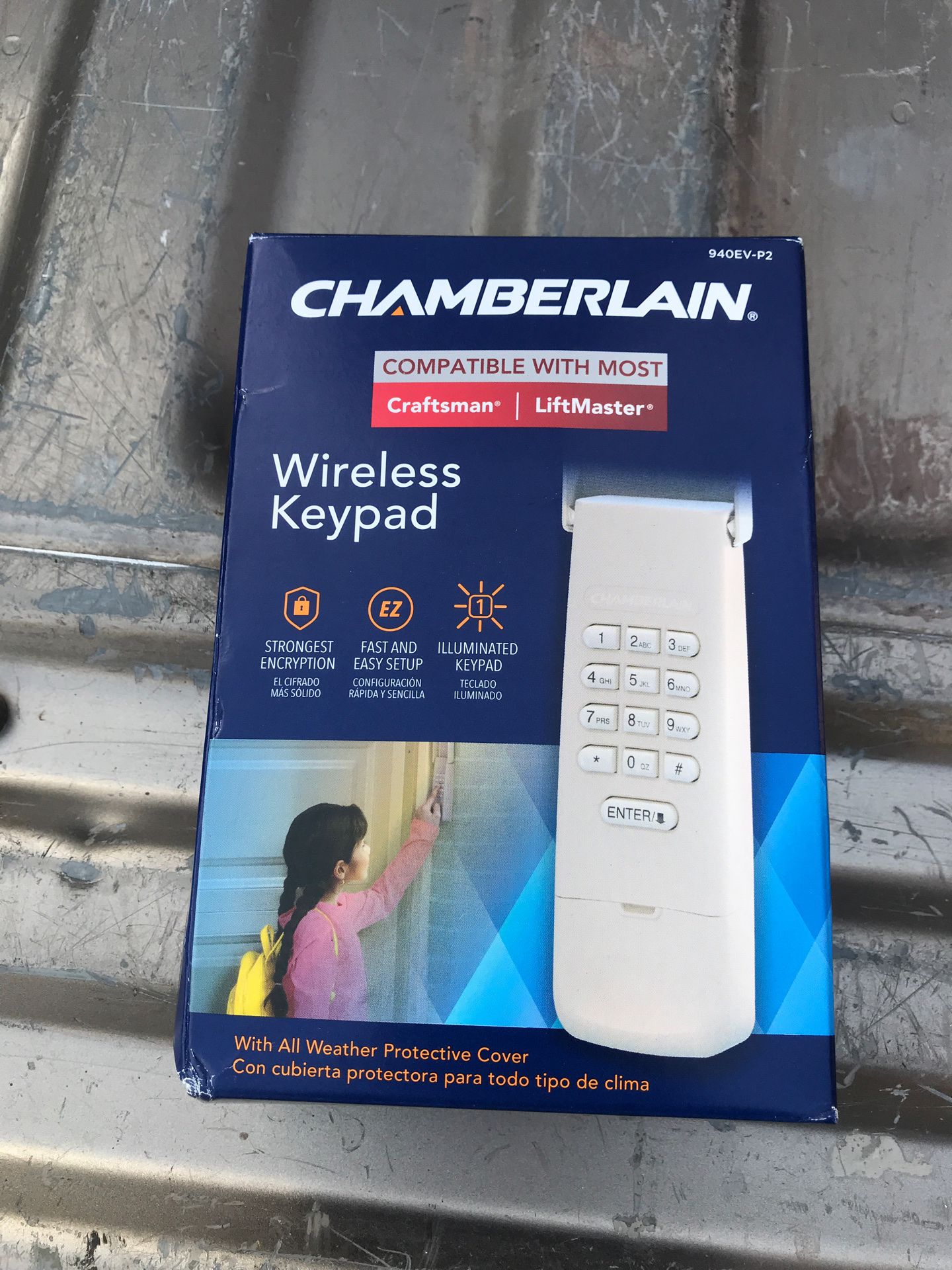 Chamberlain garage door wireless keypad