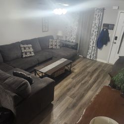 Gray Sectional 