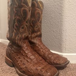Horse Power Crocodile Boots Size 9.5