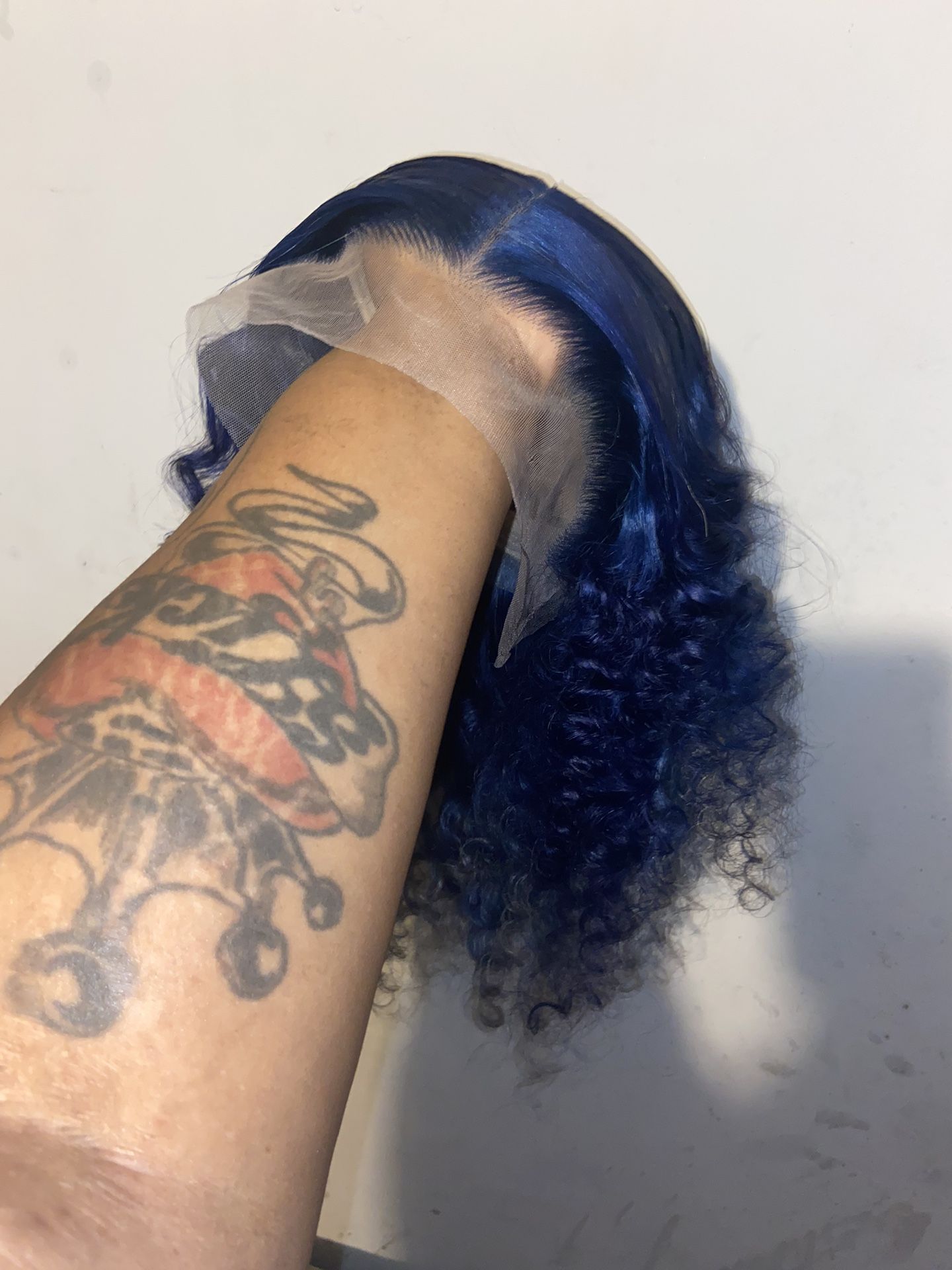 24 Inch Blue Wig
