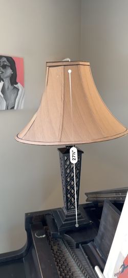 Vintage Wrought Iron Lamp