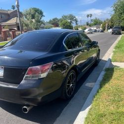 2008 Honda Accord Four-door Black Rims Tags