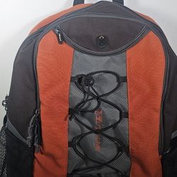 NWOT -   Targus BackPack / Bookbag - Black/Burnt Orange.