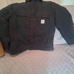 Carhartt Men's Black Duck Canvas Jacket
