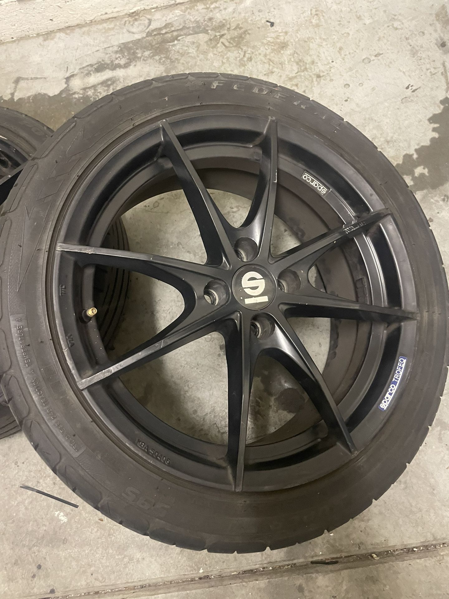 4x100 17x7 Sparco Wheels