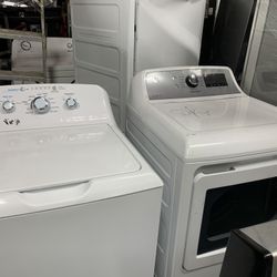 washer dryer set white new ge