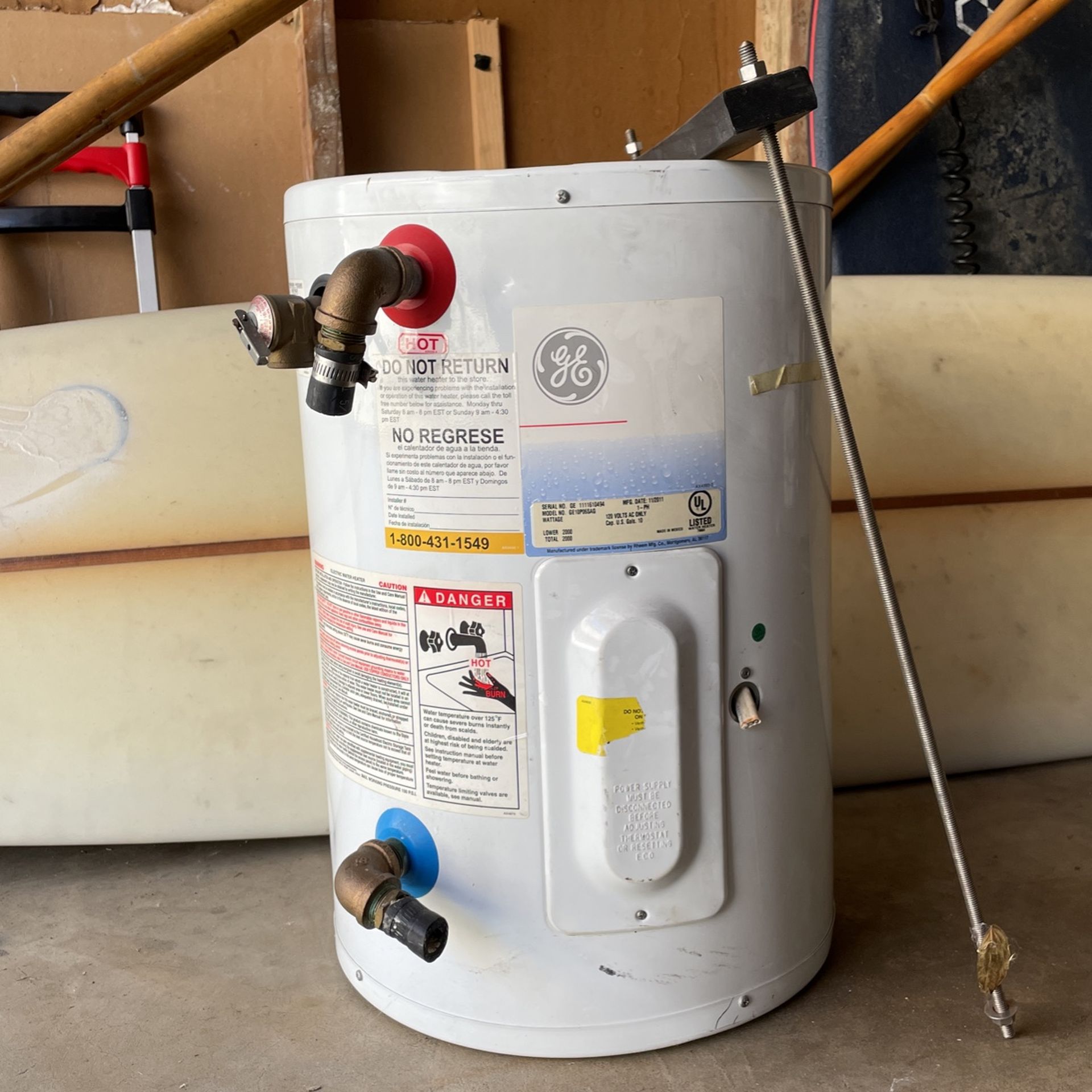 10 Gallon Water Heater