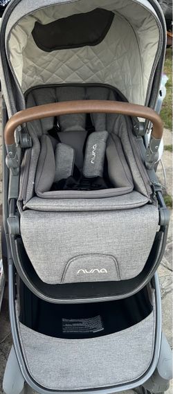 Nuna Mixx Next gray infant travel stroller- like new