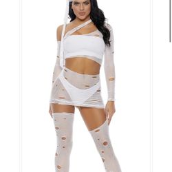 Mummy Sexy Halloween Costume Adult Women L XL