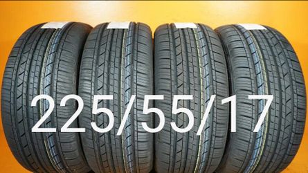 225/55/18 For Sale 4 New Tires We Service Motorcycle Tires