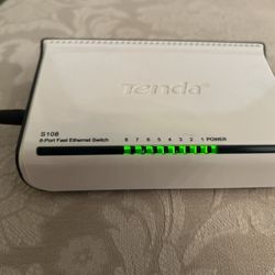 Tenda (S108) 8 Port Fast Ethernet Switch