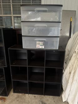 Bookshelf And Lamp