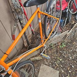 1970s Meshiji custom in line racing mountain bike.