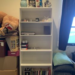 Solid White Bookshelf