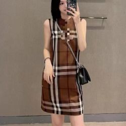 Brand New Burberry Dress With Tag Size 4