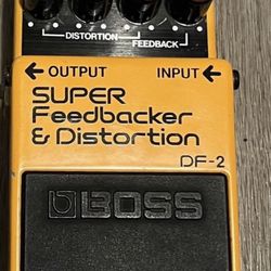 Boss DF-2 Super Feedbacker and Distortion (MIJ Black Label).