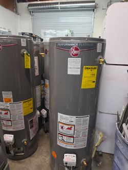 New Water Heater Rheem Performance Platinum