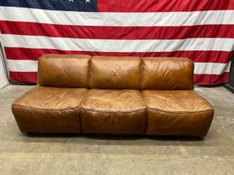 Free Delivery - Burton Leather Couch
