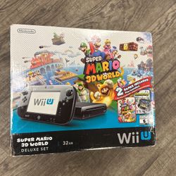 Wii U Super Mario 3D World Deluxe Set 