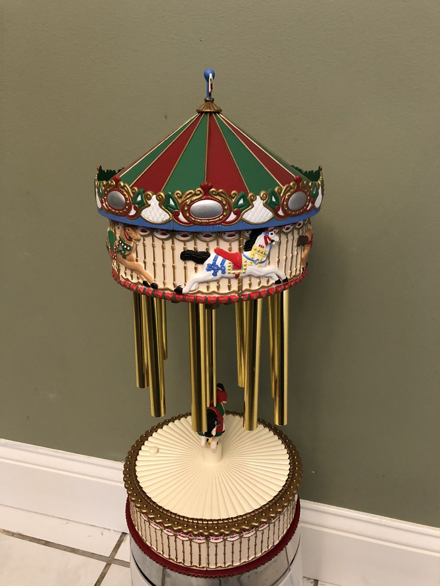 Vintage Avon Christmas Carousel