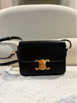 CELINE TRIOMPHE 2024 shiny calfskin