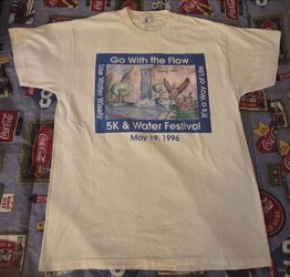Vintage 1996 5K Water Festival T-Shirt