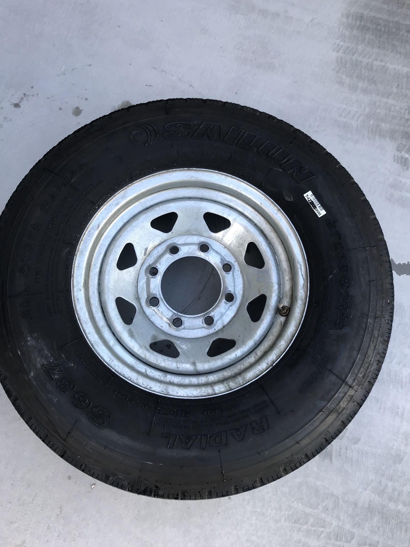 Trailer Tire and Wheel
