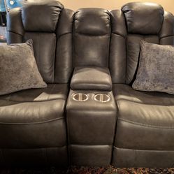 2 Piece Power Recliner Loveseat And Couch