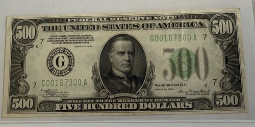 Stunning $500 Bill