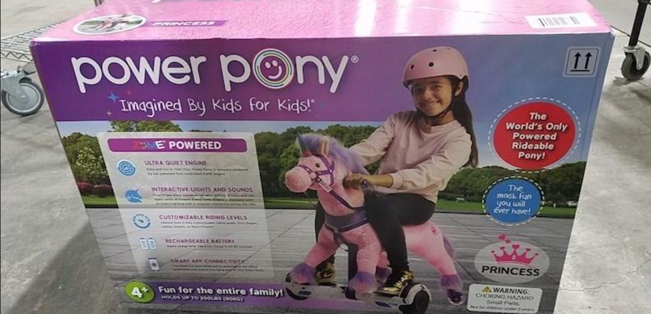 Power Pony Powered Rideable Pony Ride-On - Princess