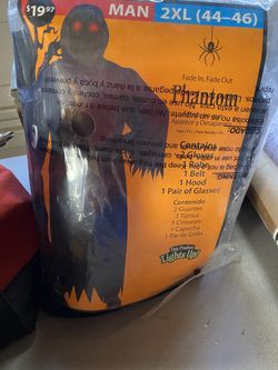 Phantom man light up costume
