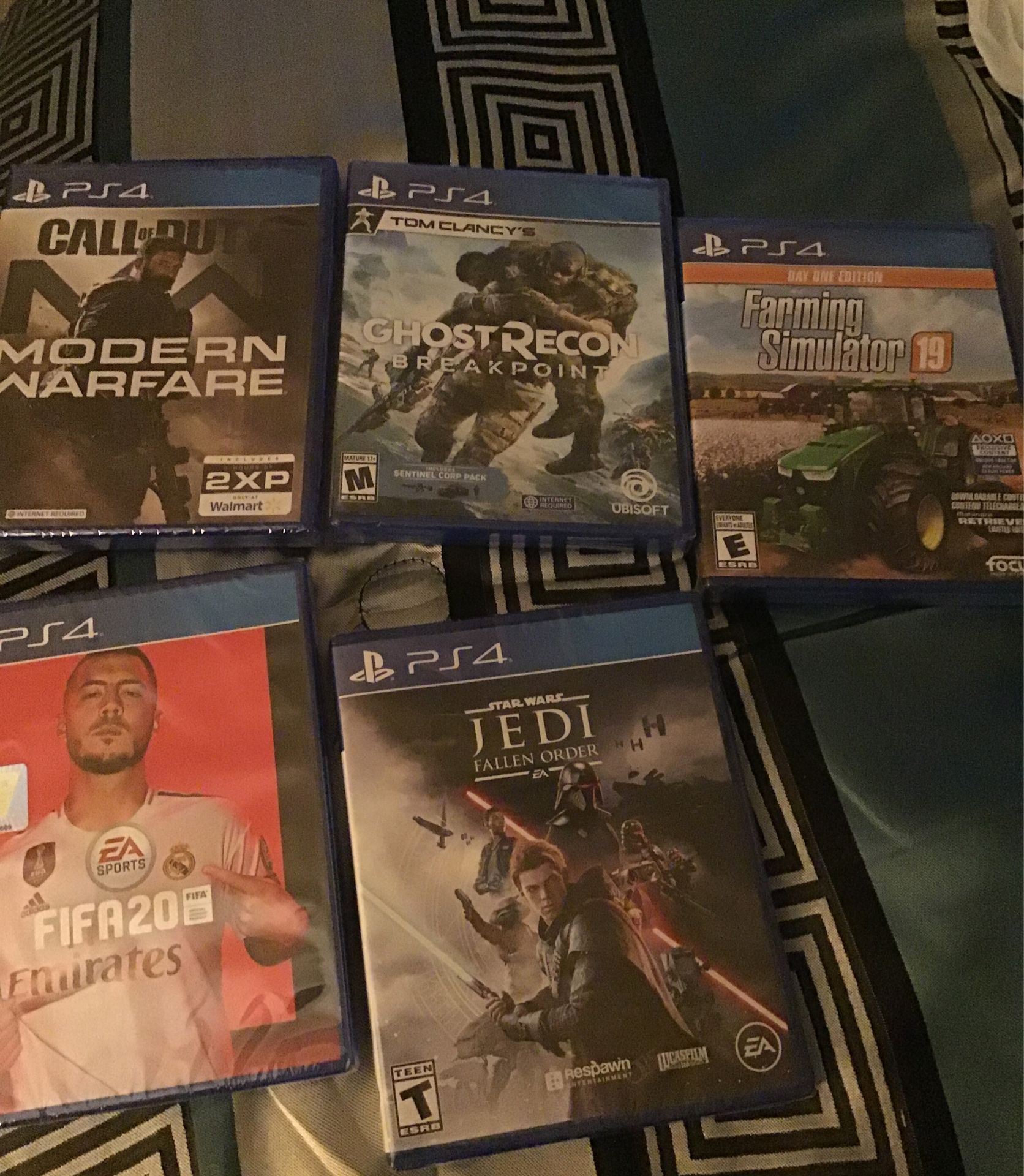 PS4 games fresh unopened