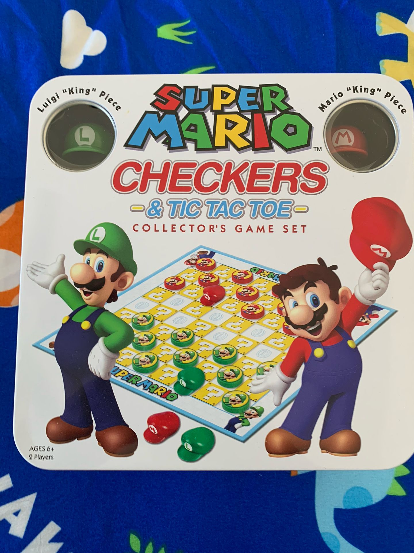 Super Mario Checkers Board Game