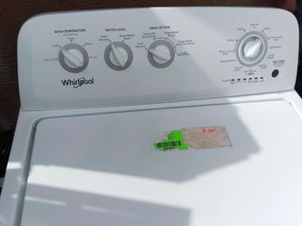 WASHER WORKING EXCELLENT WITH 6 MONTHS WARRANTY JUST LIKE YOU SEE HERE LOOKING NEW PRICE $200 DOLLAR'S