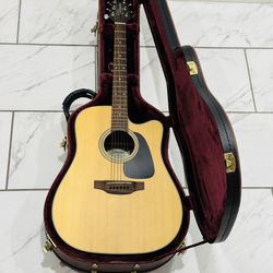 Takamine ED1DCNS Acoustic Electric Guitar + HardShell Case Condition like new  No cosmetic damage or scratches 