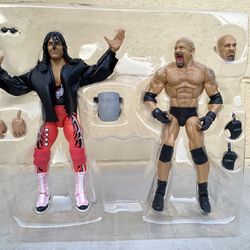 WCW Action Figure 2 - Pack : Bret Hart Vs Bill Goldberg