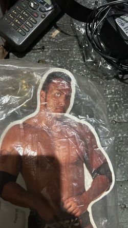 Shirtless Man Body Pillow Cutout the rock