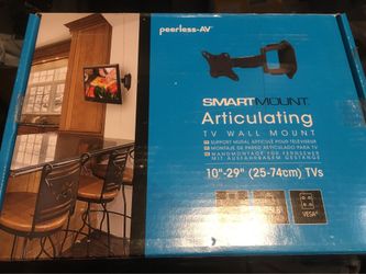 New 10”-29” Articulating TV wall mount Holds up to 25 pounds full motion-brand Peerless-AV