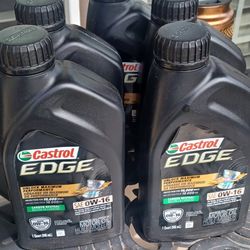 5 Castrol Edge 0W-16 Advanced Full Synthetic Motor Oil, 1-Quart