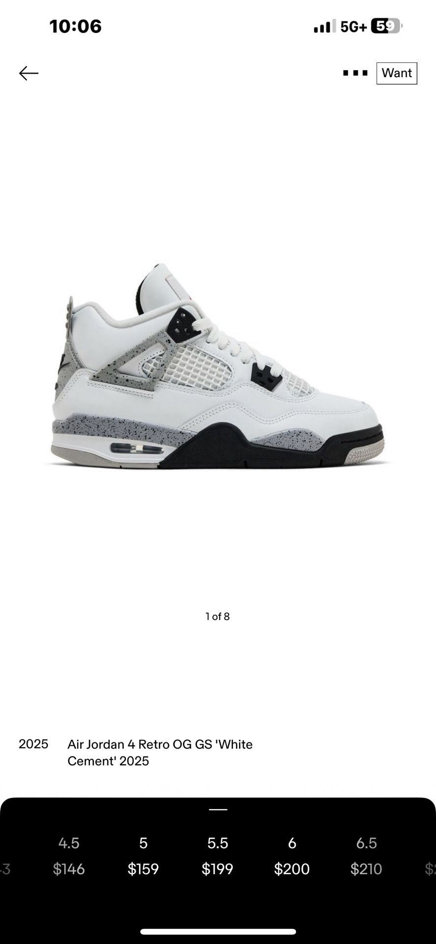 New Jordan 4s
