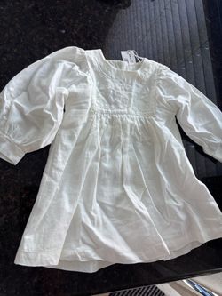 Chloé while cotton dress 12months