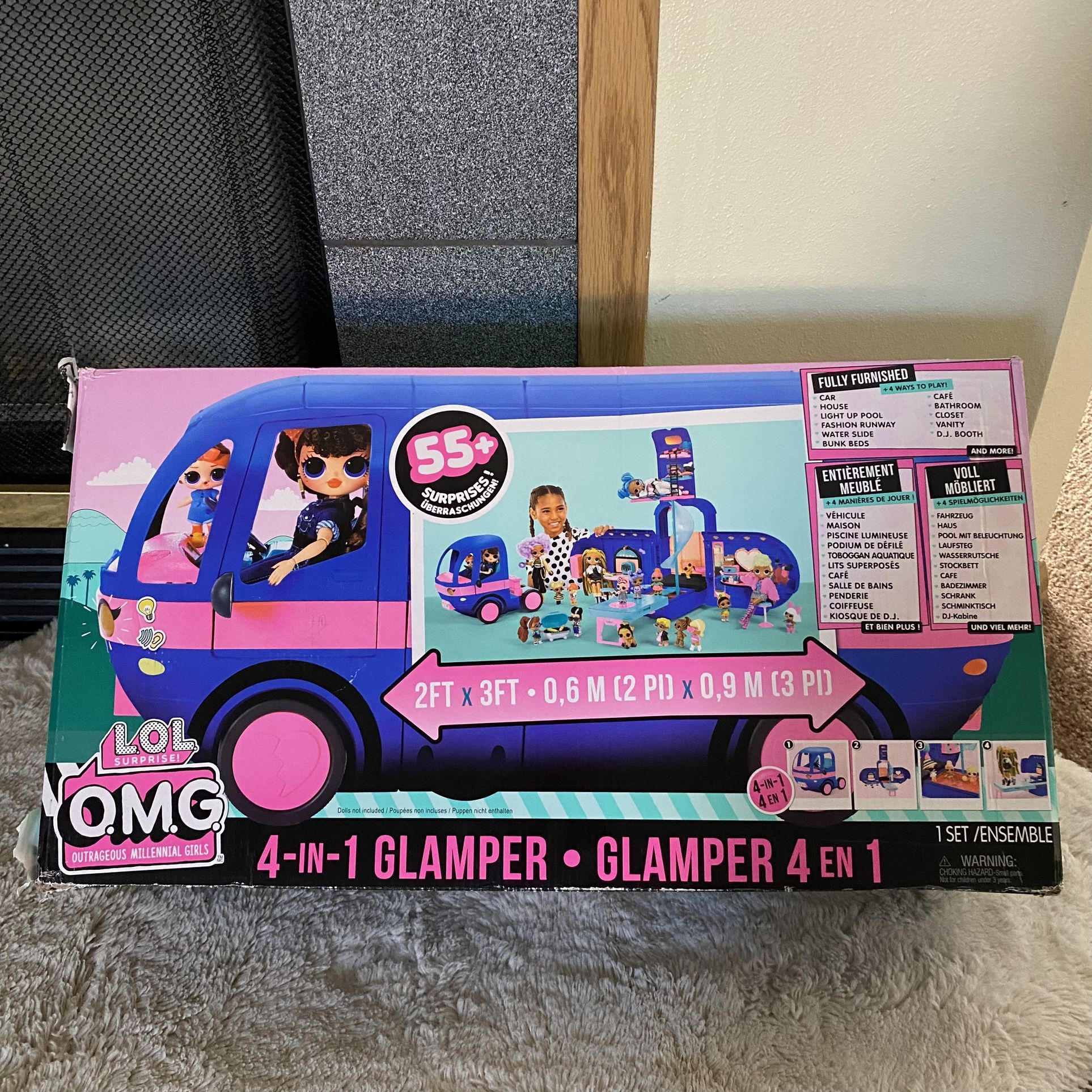L.O.L. Surprise O.M.G. 4 In 1 Glamper Playset