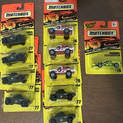 Matchbox Series #76, #77, and #78
