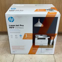 HP LASER JET PRO MFP 4101fdwe HIGH-PERFORMANCE PRINTER.