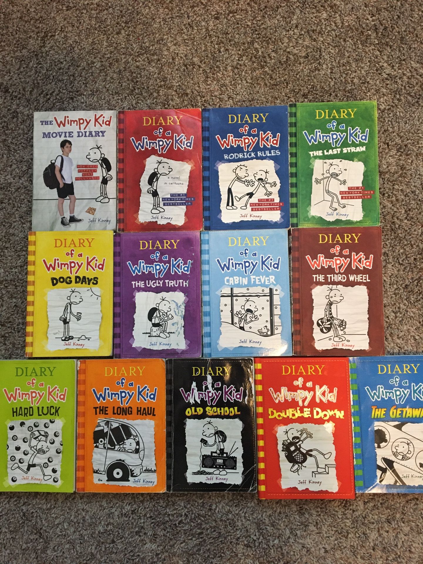 Diary of a Wimpy Kid collection 13 books