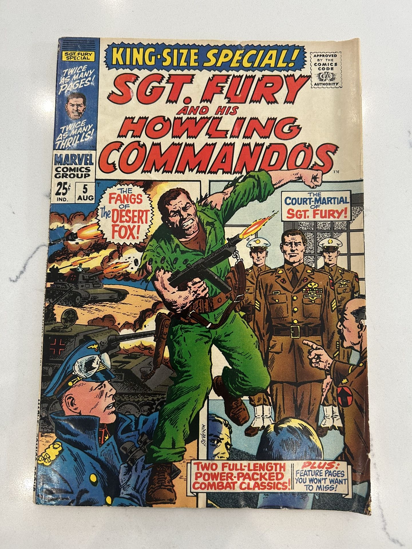 Sgt. Fury and His Howling Commandos Annual #5 - Marvel 1969 - Fine