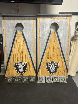 Raiders Cornhole Set