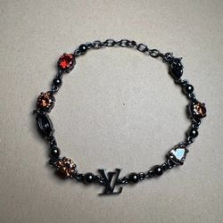 L V Black Bracelet 